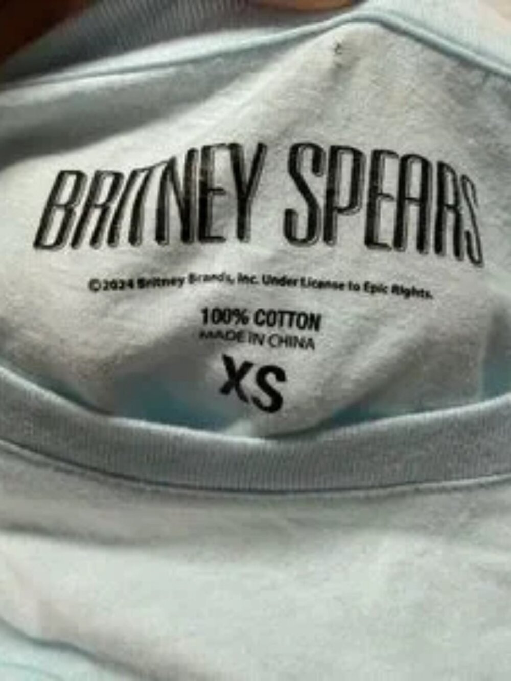 Light Blue Graphic Tee Size XS🎈 - Picture 2 of 4